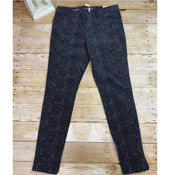 Ann Taylor Super Skinny Print Pant - Picture 3 of 5